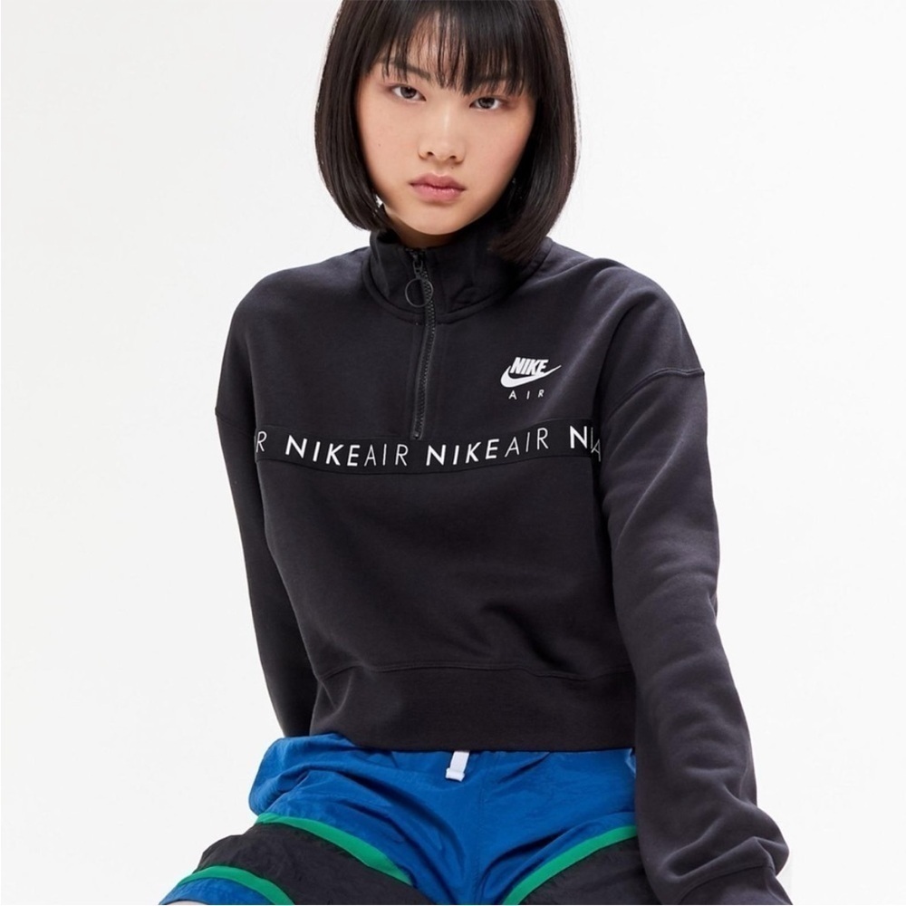 Nike Air Cropped Quarter Zip Sweatshirt